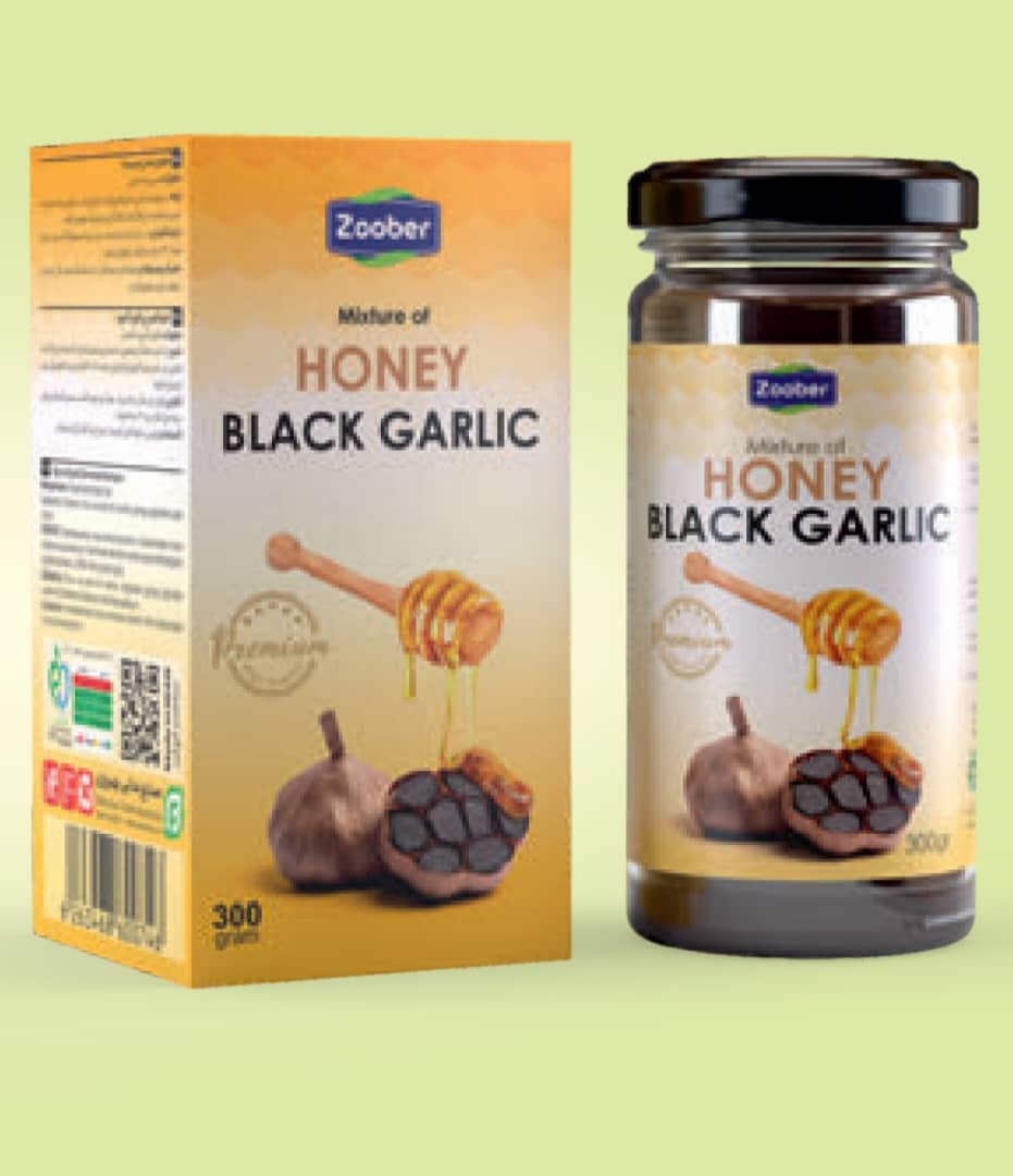 معجون عسل و سیر سیاه ( کاملا ارگانیک )350g