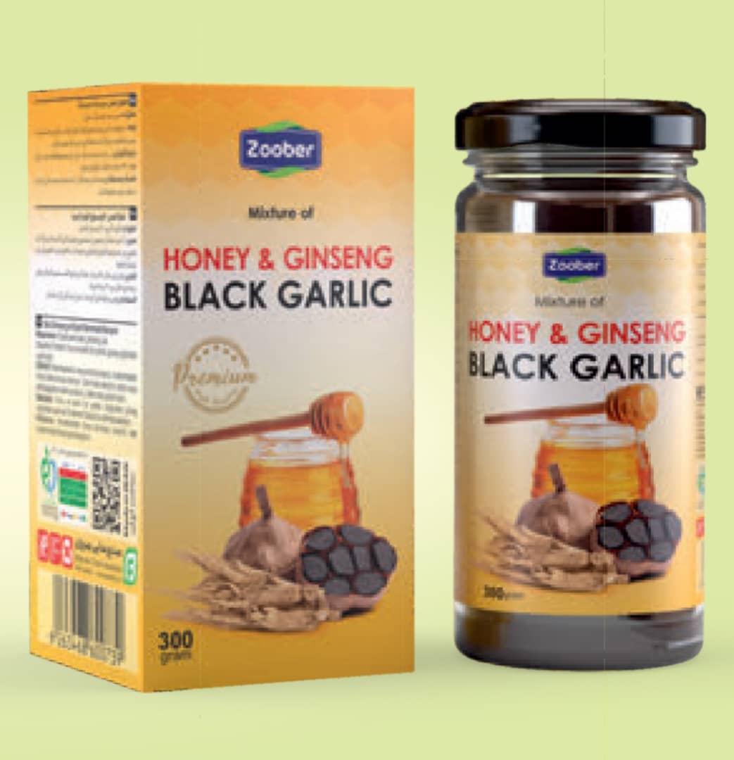 معجون عسل ،سیر سیاه و جیسینگ